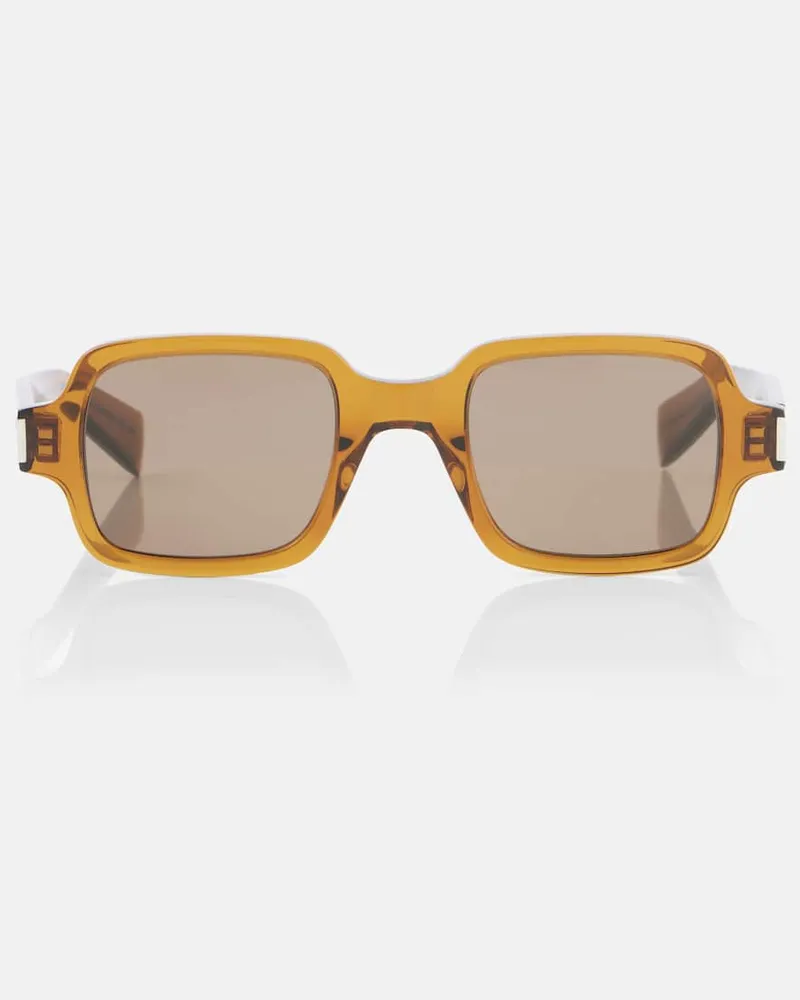 Saint Laurent Occhiali da sole rettangolari SL 720 Marrone
