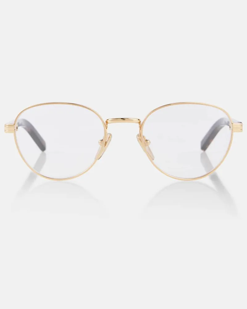 Prada Occhiali da sole rotondi Oro