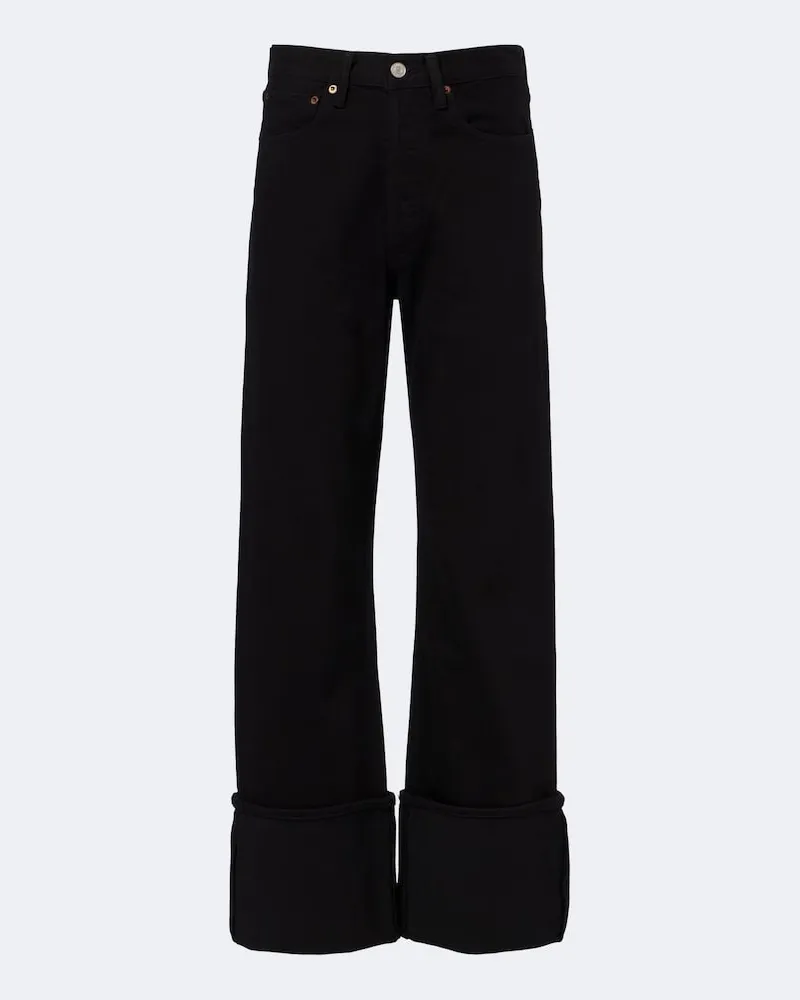 AGOLDE Jeans regular Big Cuff Nero