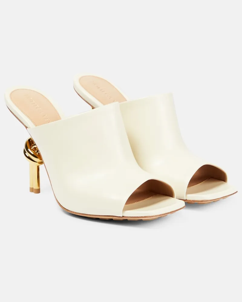 Bottega Veneta Sandali Knot in pelle Bianco