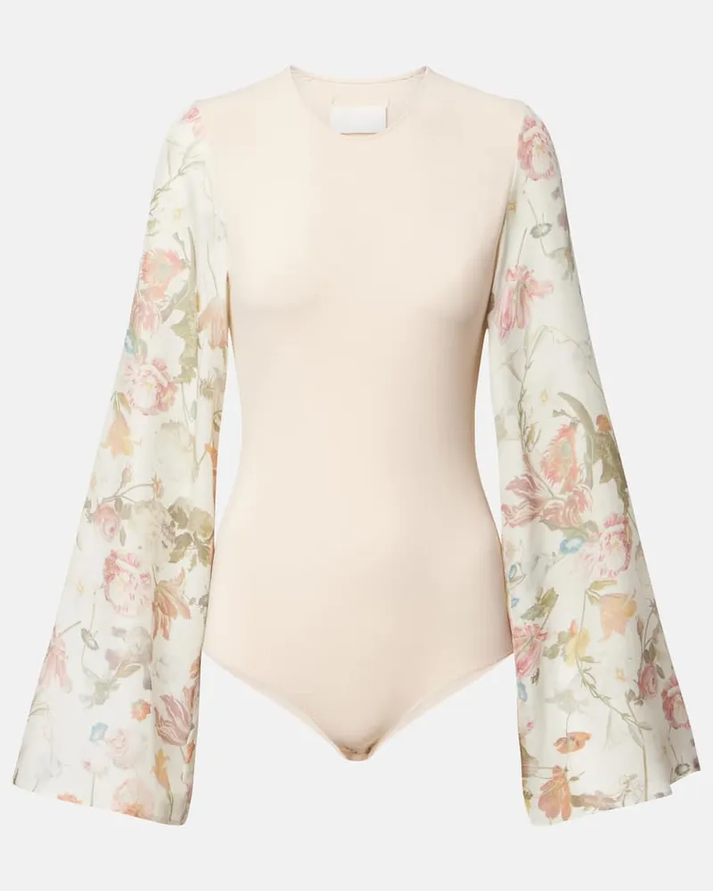 Maison Margiela Body con stampa floreale Multicolore