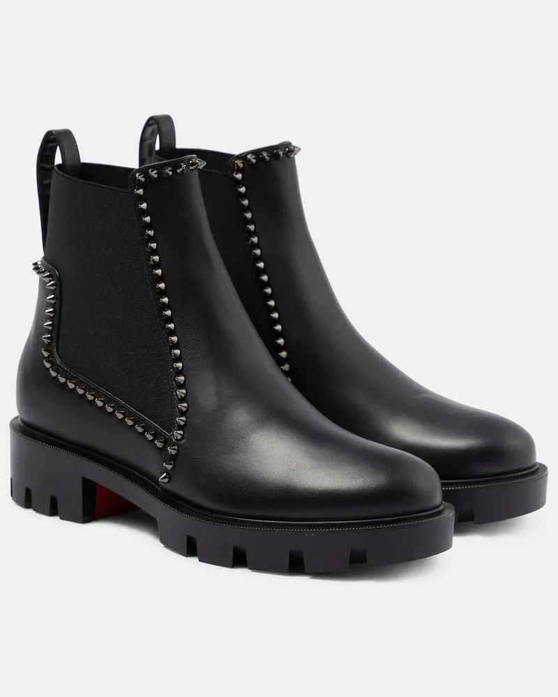 Christian Louboutin Stivaletti in pelle Out Lina Nero