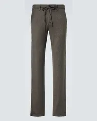 Canali Pantaloni in lana Marrone