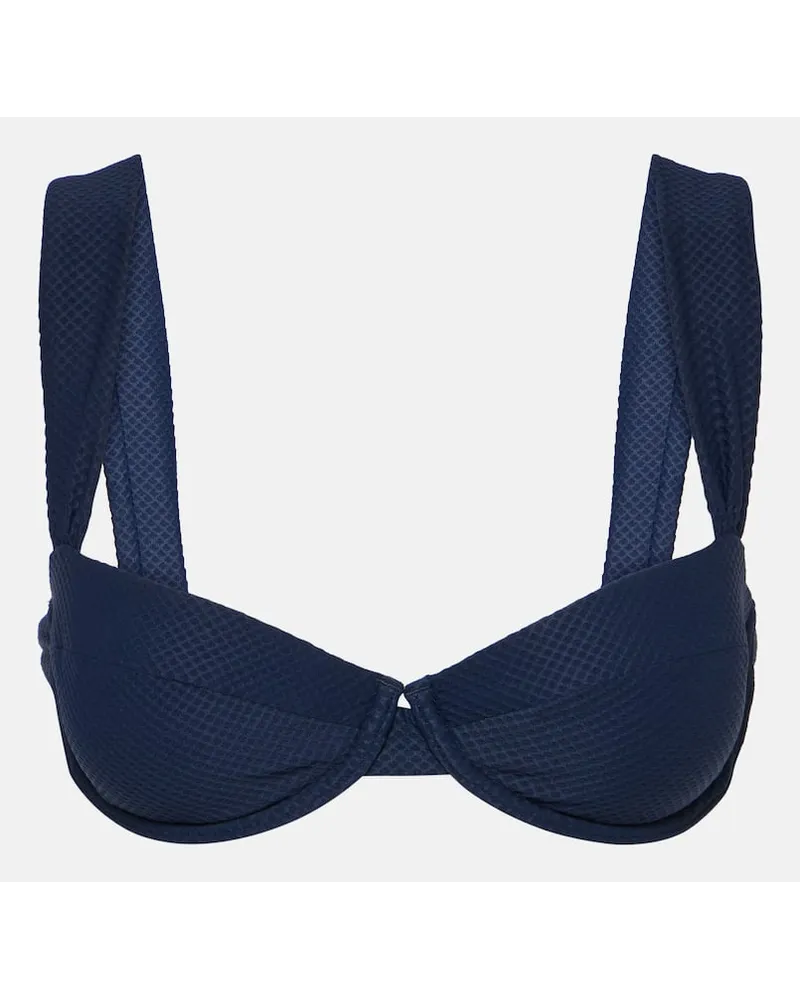 Heidi Klein Top bikini Menai Bay Blu