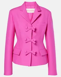 Valentino Garavani Blazer in Crepe Couture Rosa