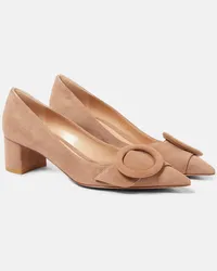 Gianvito Rossi Pumps Venezia 45 in suede Rosa