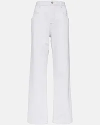 Isabel Marant Jeans boyfriend Nadege a vita alta Bianco