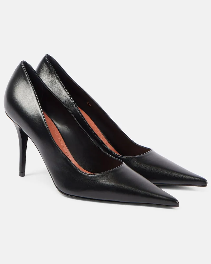 Amina Muaddi Pumps Barbara 90 in pelle Nero