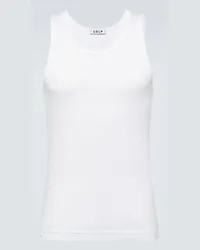 CDLP Tank top in misto cotone Bianco