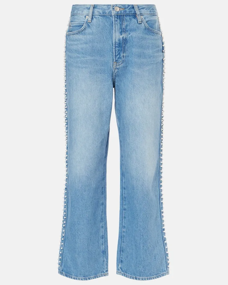 Frame Denim Jeans cropped Atelier Le Jane Blu