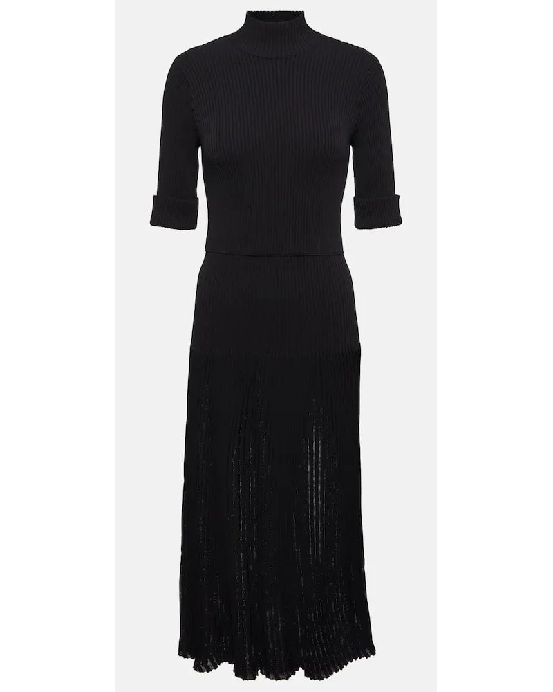 Dorothee Schumacher Abito midi in maglia plissÃ Nero