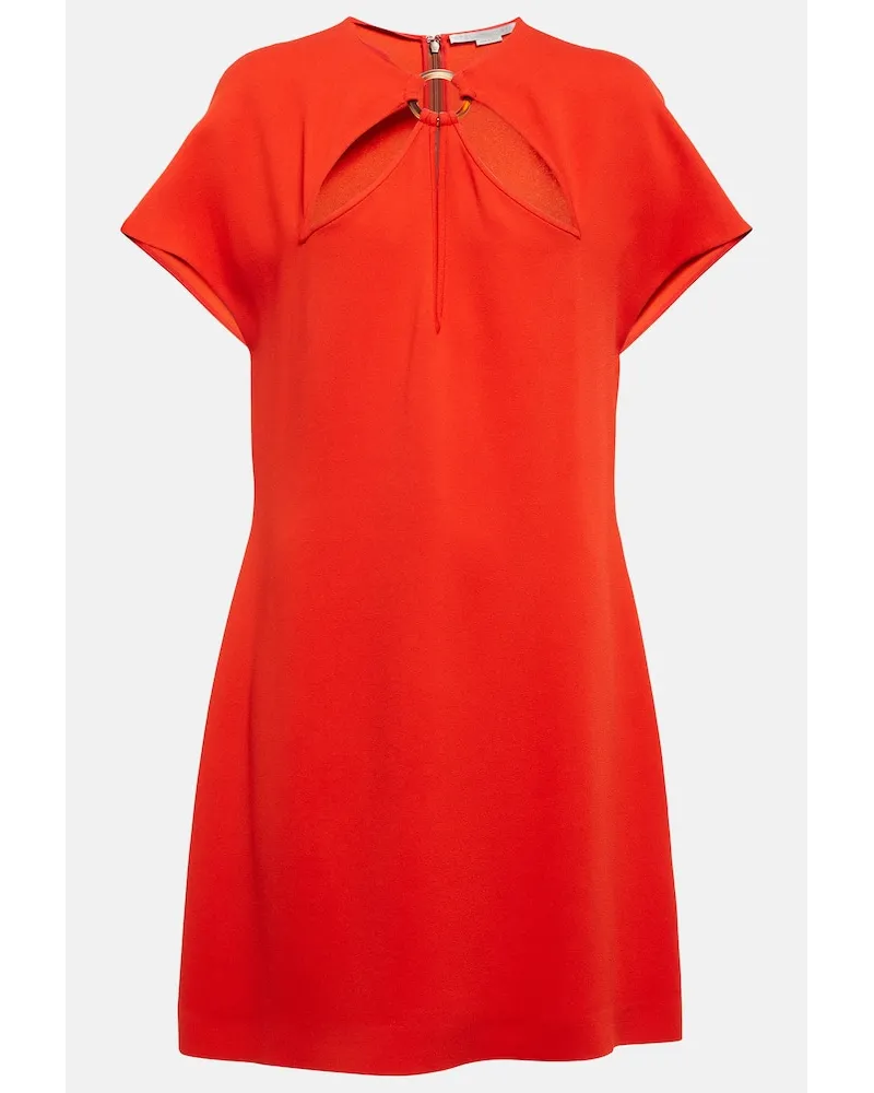 Stella McCartney Miniabito con cut-out Rosso