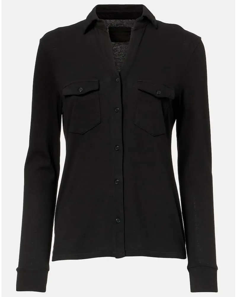 Nili Lotan Camicia Liam in cotone Nero