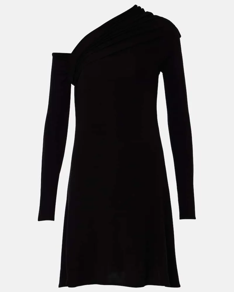 Courrèges CourrÃ¨ges Abito corto Twist in crÃªpe Nero