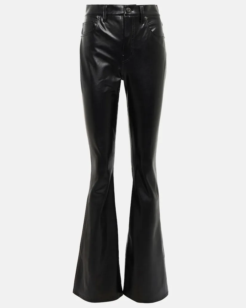 Veronica Beard Pantaloni Beverly in similpelle Nero