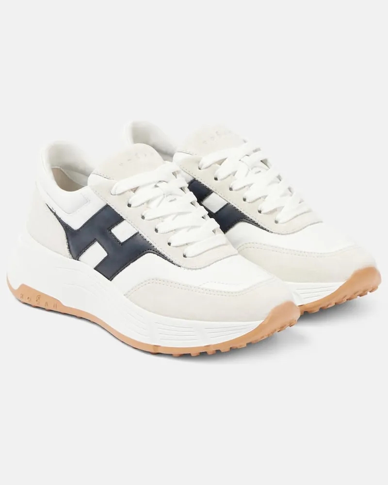 Hogan Sneakers Hi-Fi in suede e pelle Multicolore
