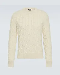 Tom Ford Pullover in lana di alpaca Bianco