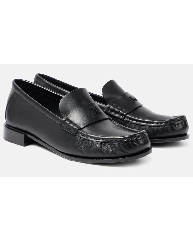 Max Mara Mocassini in pelle Nero