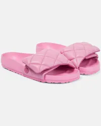 Birkenstock Sandali Sylt in pelle matelassé Rosa