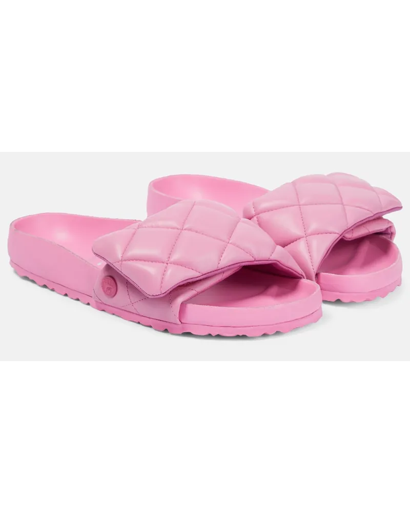 Birkenstock Sandali Sylt in pelle matelassÃ Rosa