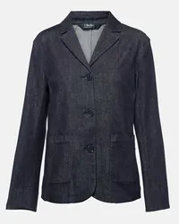 Max Mara Blazer di jeans Robin Blu