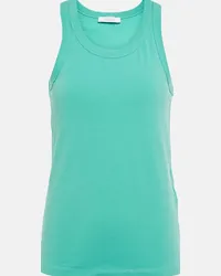 Max Mara Tank top Noemi in jersey di misto cotone Verde