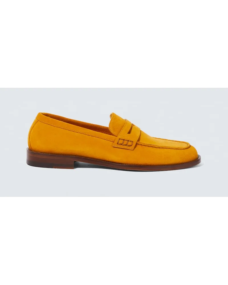 Manolo Blahnik Mocassini Perry in suede Giallo