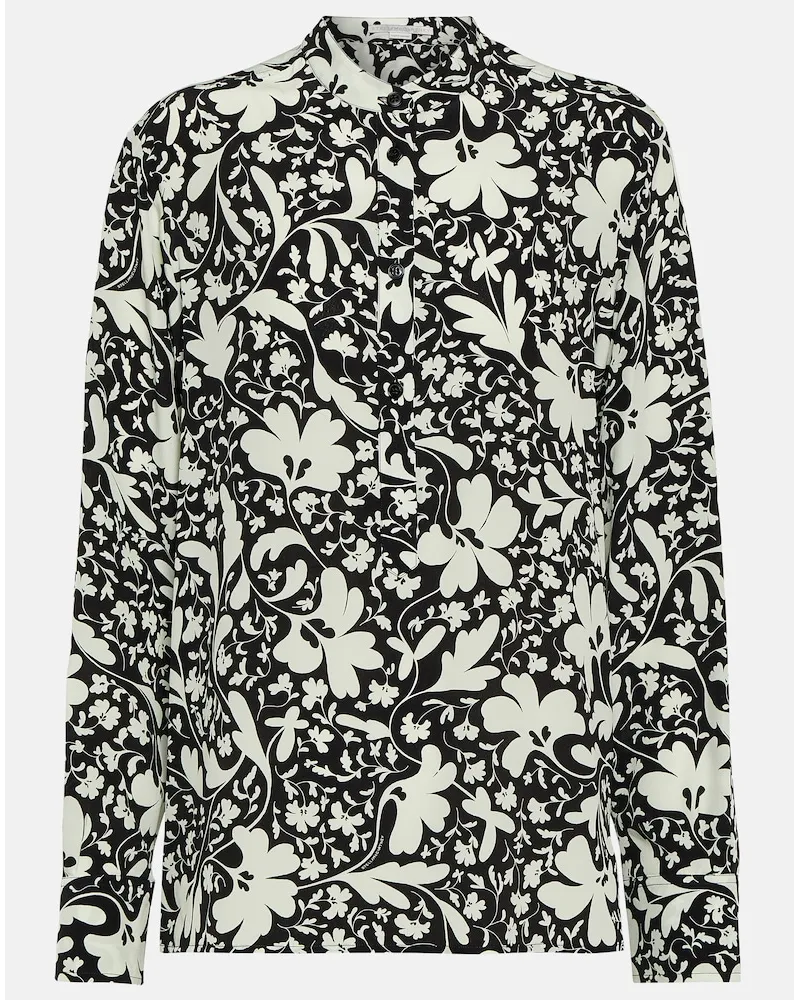 Stella McCartney Camicia in seta con stampa Multicolore