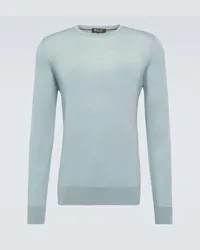 Loro Piana Pullover in lana vergine Blu