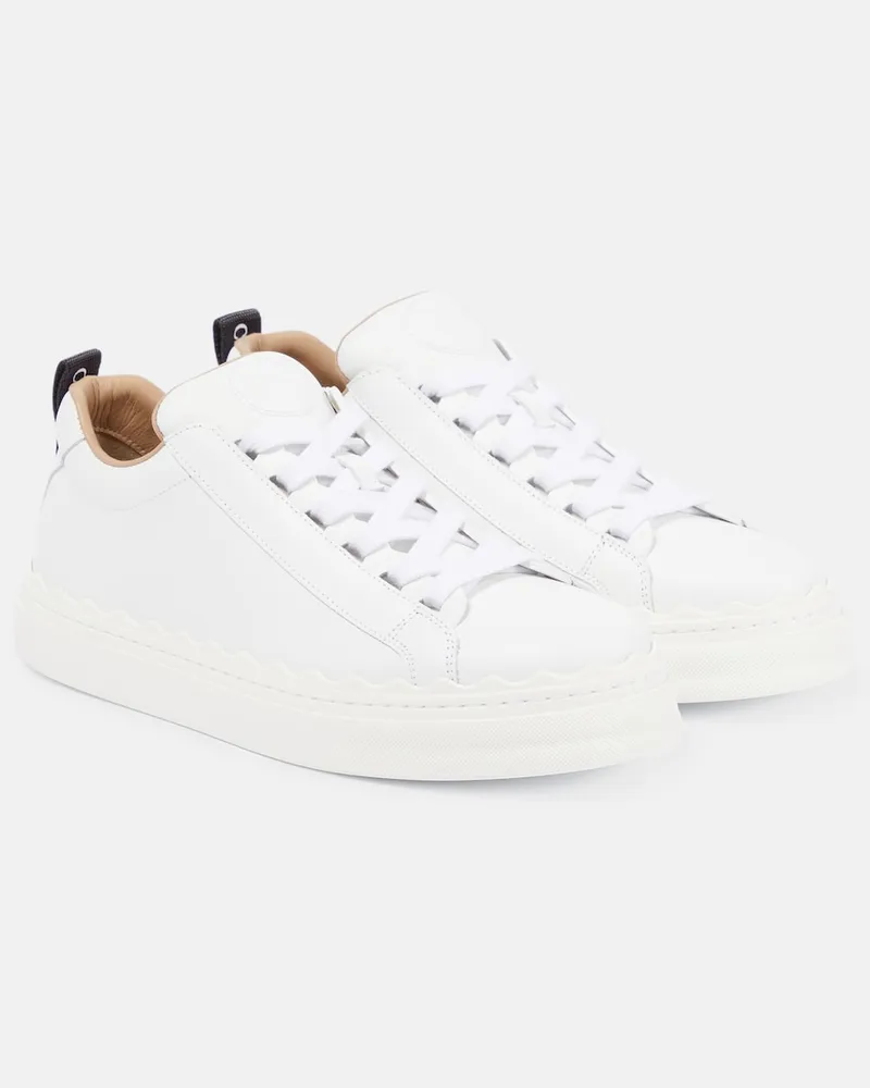 Chloé ChloÃ© Sneakers Lauren in pelle Bianco