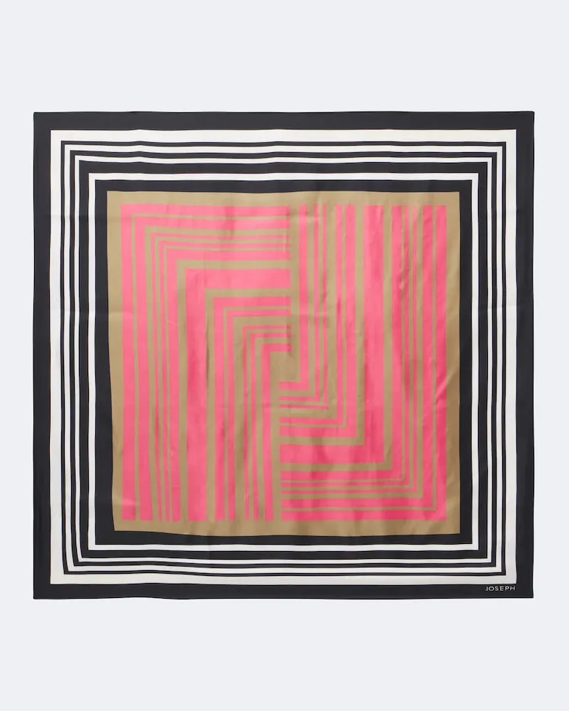 Joseph Sciarpa Zenza in twill di seta con stampa Multicolore