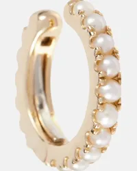 Maria Tash Orecchino singolo Pearl Eternity in oro 14kt con perle Oro