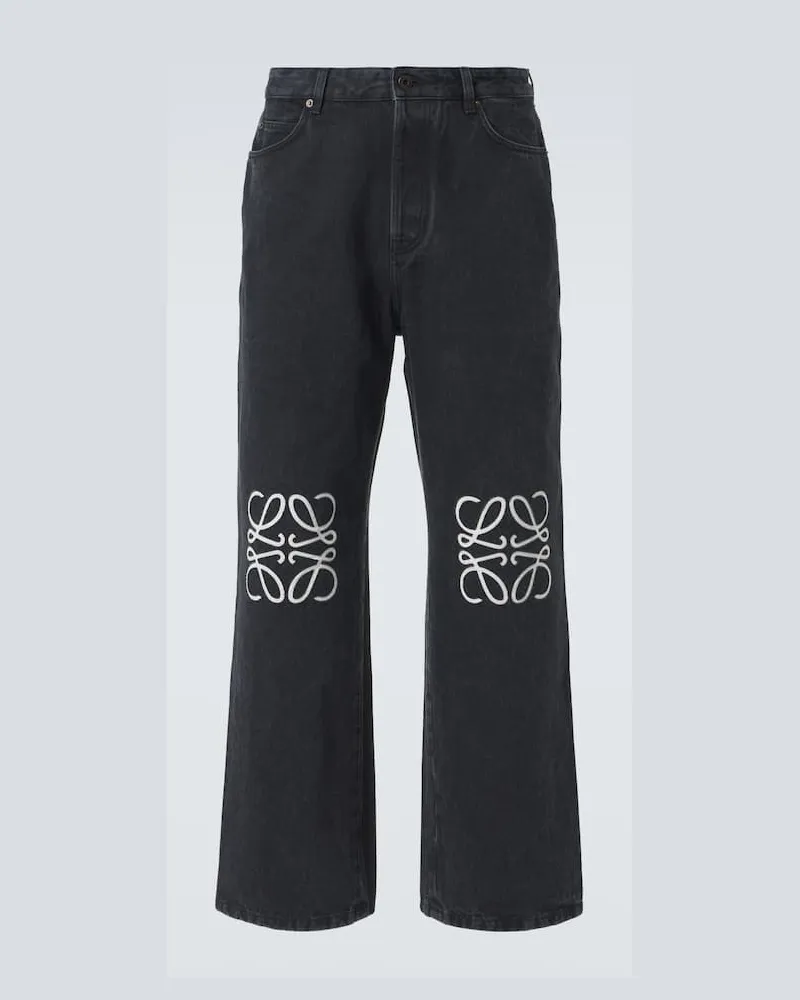 Loewe Jeans regular Anagram Nero