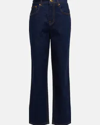 Tory Burch Jeans regular a vita alta Blu