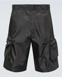 Prada Shorts cargo in Re-Nylon Nero