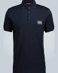 Dolce & Gabbana Polo in cotone Nero