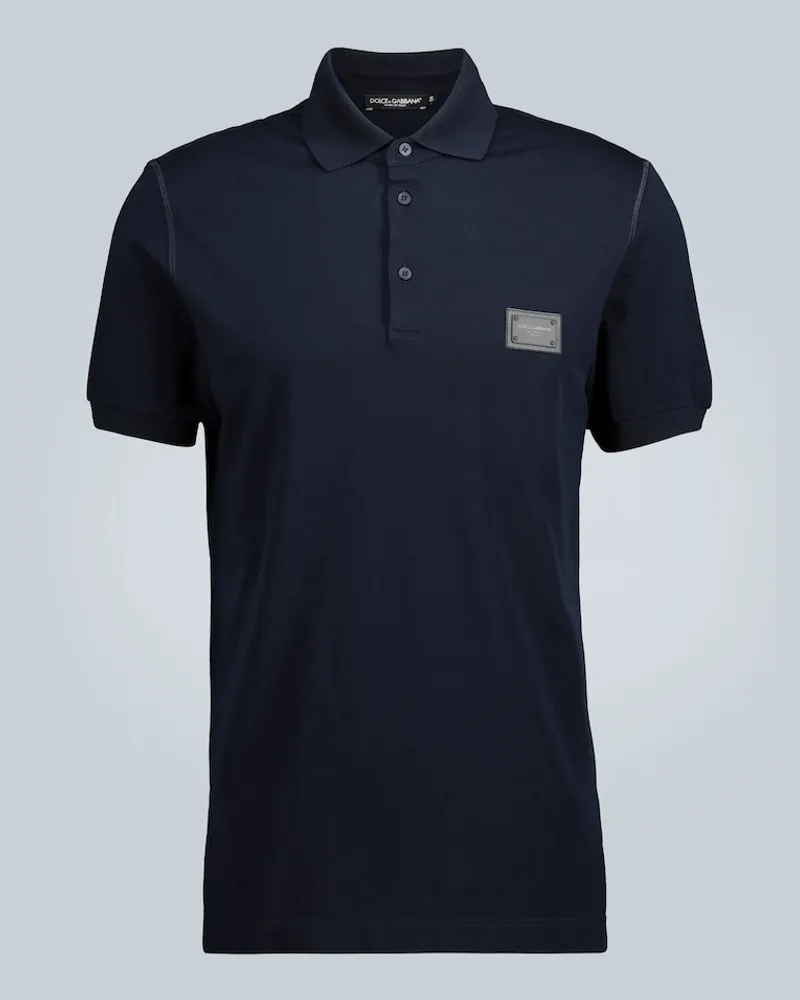 Dolce & Gabbana Polo in cotone Nero