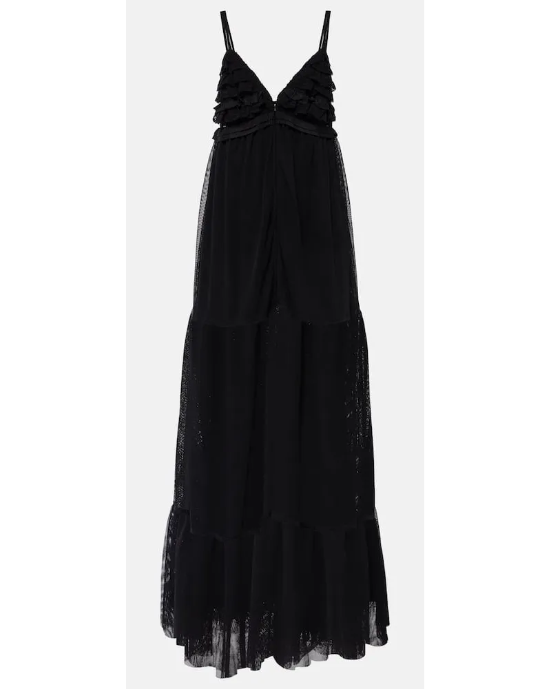 Dorothee Schumacher Abito lungo Beautiful Dream in cotone Nero