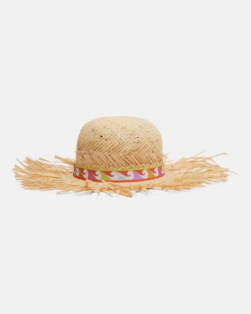 Emilio Pucci Cappello in paglia Beige