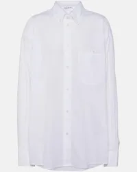 Acne Studios Blusa in cotone Bianco