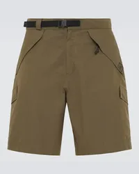 Loro Piana Shorts tecnici in misto cotone Verde