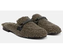Slippers in shearling