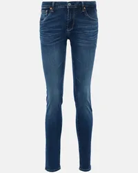 Adriano Goldschmied Jeans skinny Legging a vita bassa Blu