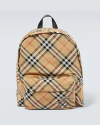 Burberry Zaino Burberry Check Marrone