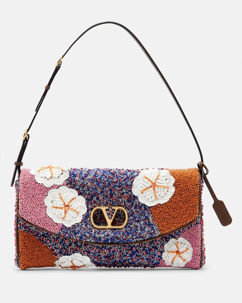 Valentino Garavani Borsa a spalla DeVain Small Multicolore