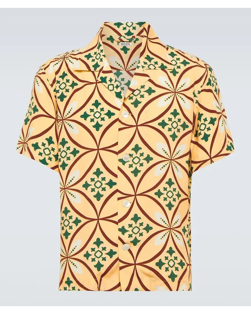 BODE Camicia bowling Greer con stampa Multicolore