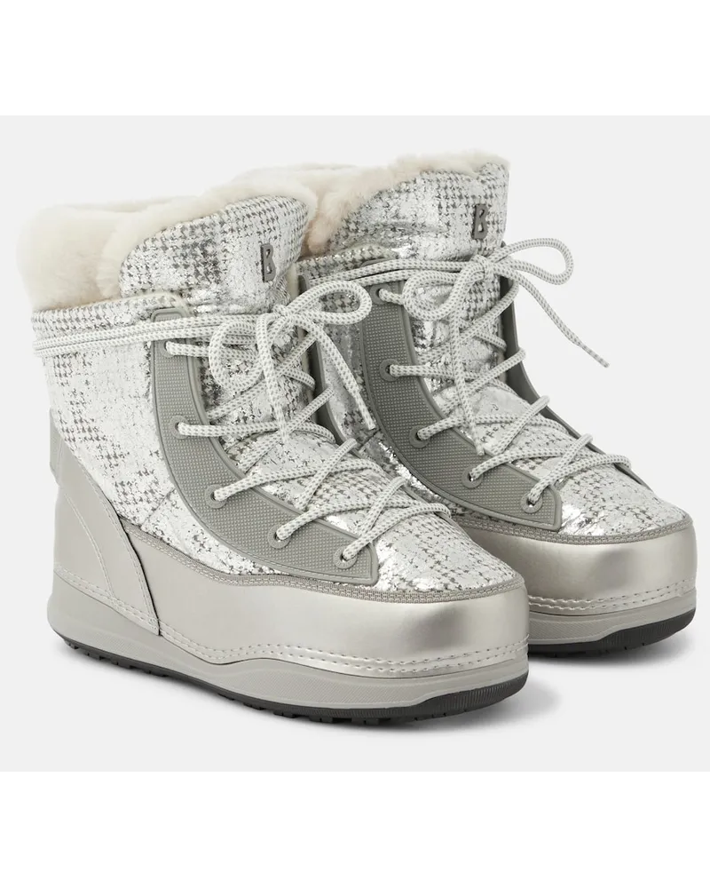 Bogner Stivali Verbier in similpelle Argento