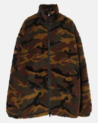 VETEMENTS Giacca Camo in pile Verde