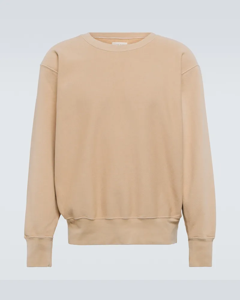 LES TIEN Felpa in jersey di cotone Beige