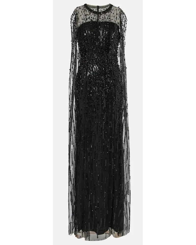 Jenny Packham Abito lungo Nero